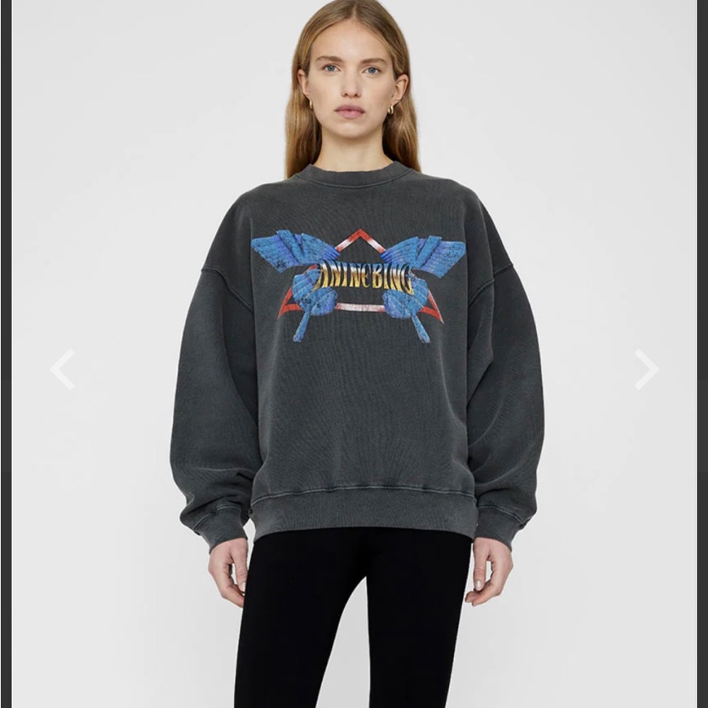 Anine Bing Harvey Crew Butterfly Sweater